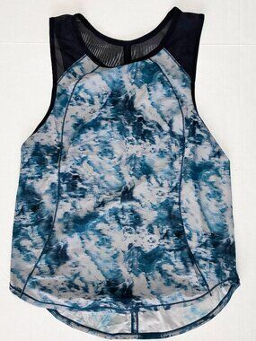 Lululemon Sculpt Tank Sea Side Silver Fox Alberta Lake / Naval Blue